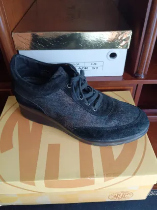 Zapatillas cómodas negras talla 37