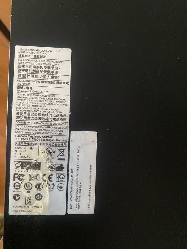 Samsung SyncMaster 931N nero e monitor HP Compaq