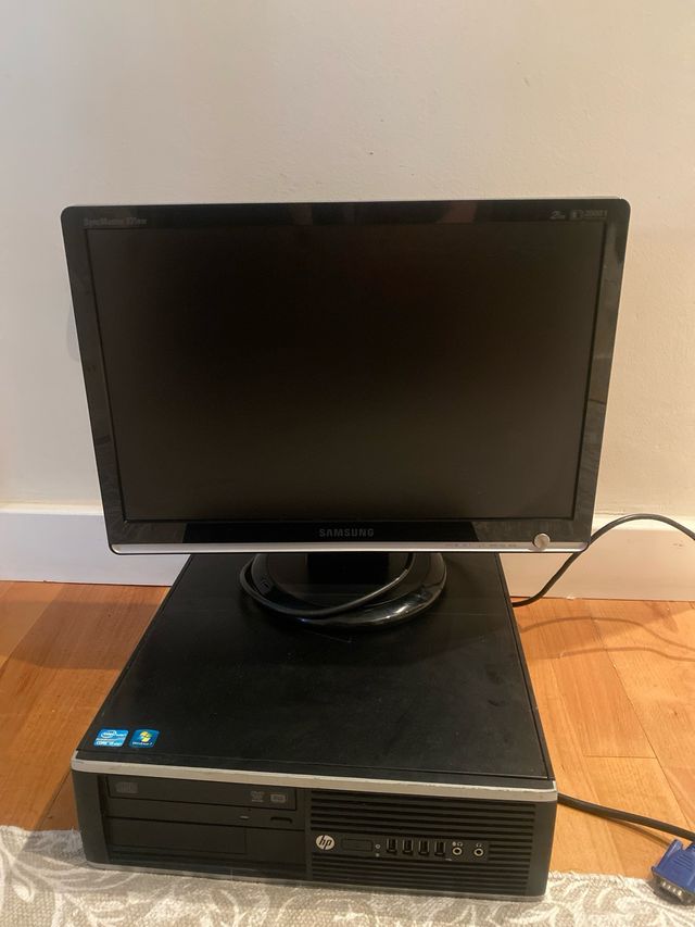 Samsung SyncMaster 931N nero e monitor HP Compaq