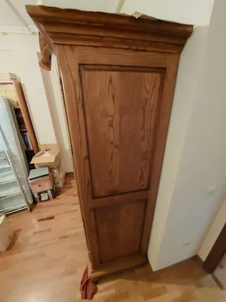 Dormitorio de roble macizo, somieres y colchones.