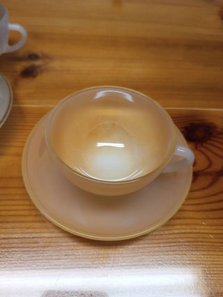 3 Tazas de Café Arcopal vintage Arlequin