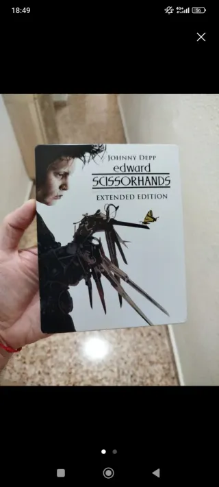Eduardo Manostijeras Steelbook Blu-ray y DVD
