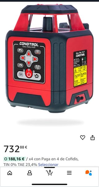 Nivel Láser Rotativo Condtrol Hilti , dewal ,Bosch
