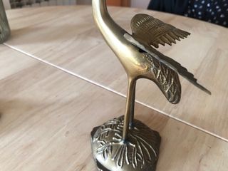 2 Grullas / Aves Bronce Portugal