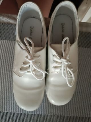 Zapatos vestir niño Bubble Bobble beige