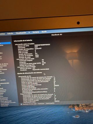 MacBook Air 13 2015 Apple Plata.
