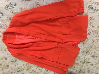 Chaqueta americana naranja mujer