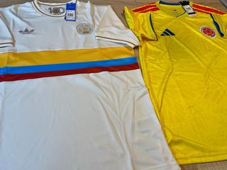 Pack Camisetas Adidas Colombia Talla M y Talla L🇨🇴