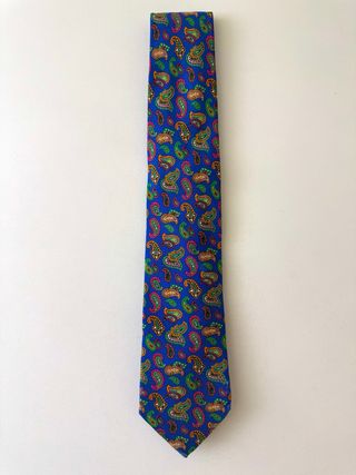 Corbata ETRO Milano – Seda estampado Paisley Multi