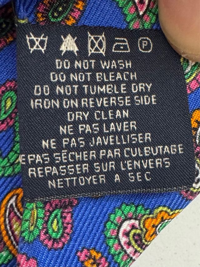 Corbata ETRO Milano – Seda estampado Paisley Multi