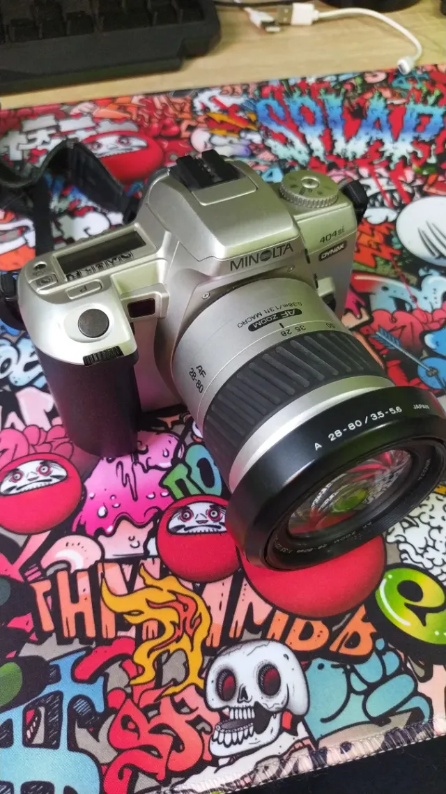 Minolta Dynax 404 si 35mm Cámara Analógica