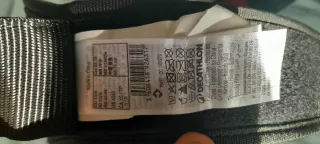 Cinturón faja lumbar negro. Talla xs/s