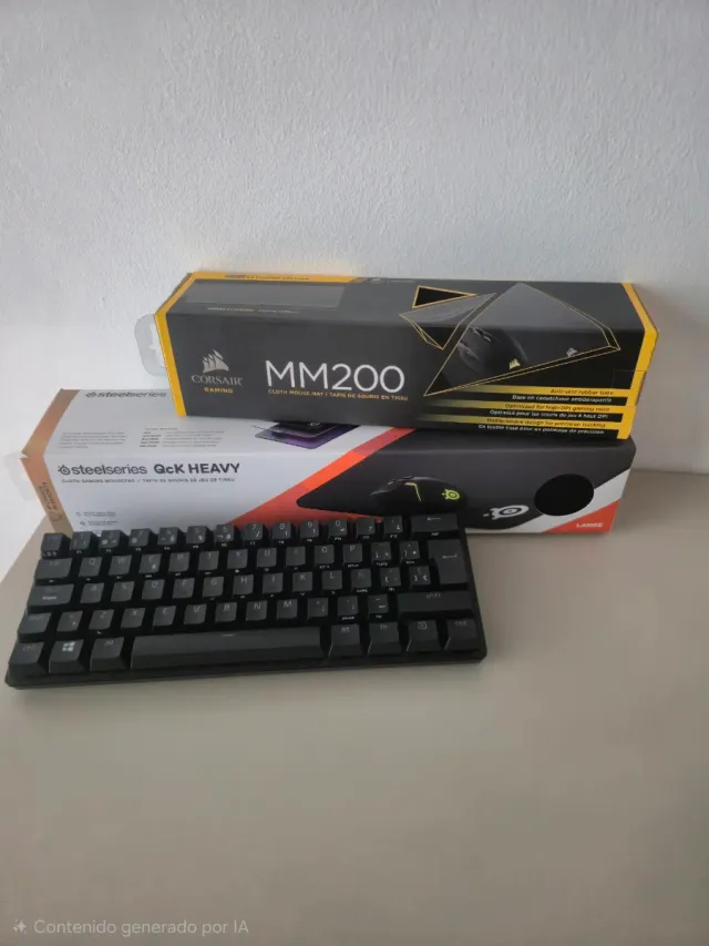 Pack gaming teclado + alfombrillas