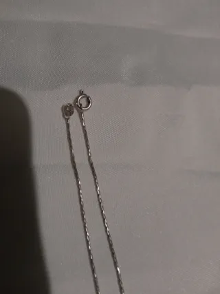 Cadena de plata para cuello