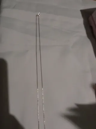 Cadena de plata para cuello