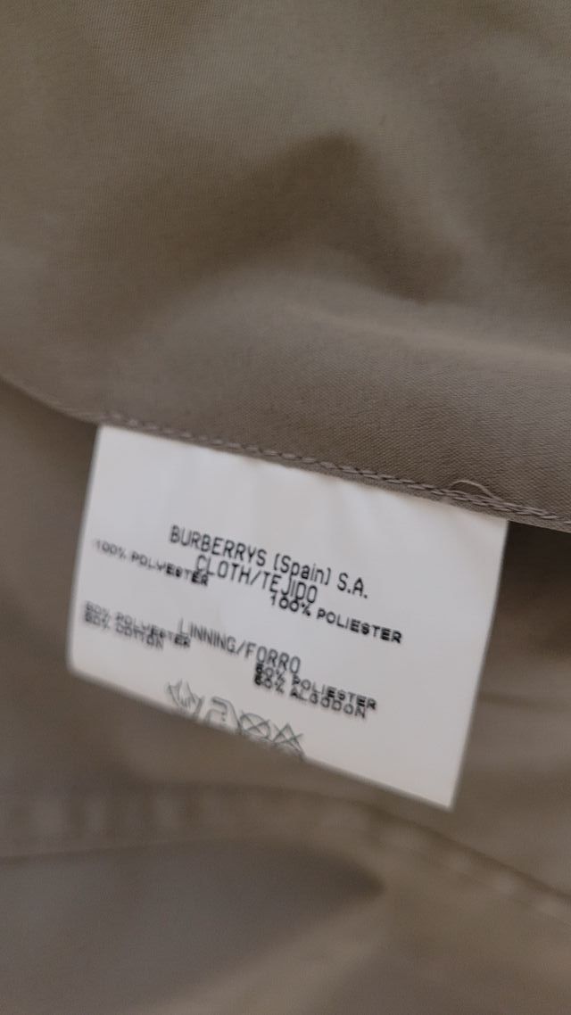 Gabardina Burberry Hombre Verde Oliva