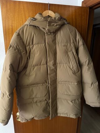 Abrigo Plumas Lacoste Marrón