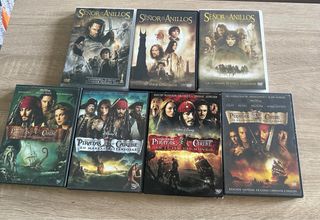 Pack 7 Películas DVD: El Señor de los Anillos y Pi