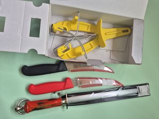 Afilador profesional y cuchillos Dick