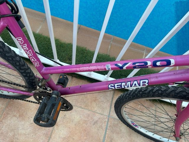 Bicicleta Semar R20 Morada