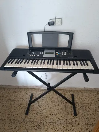 Teclado Yamaha Portátil Negro/Gris