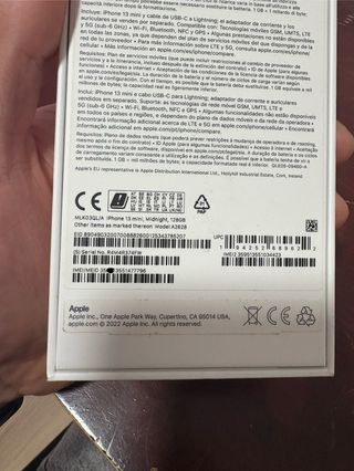 iPhone 13 Mini 128GB blu notte