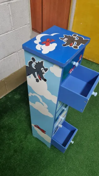 Cajonera infantil decorada