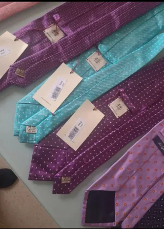 Lote de 8 corbatas de vestir