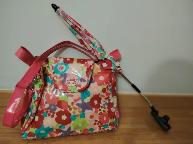 Carrito + Bolso + Sombrilla + Plástico Lluvia