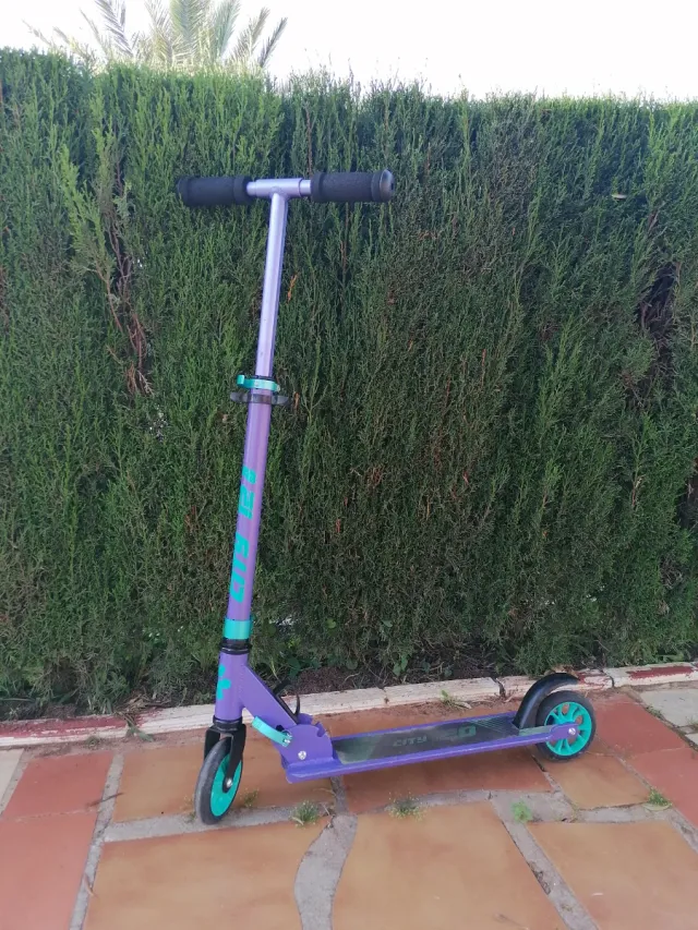 Patinete City Plegable Morado