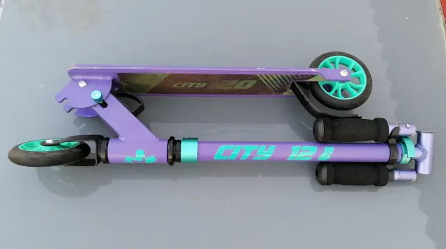 Patinete City Plegable Morado