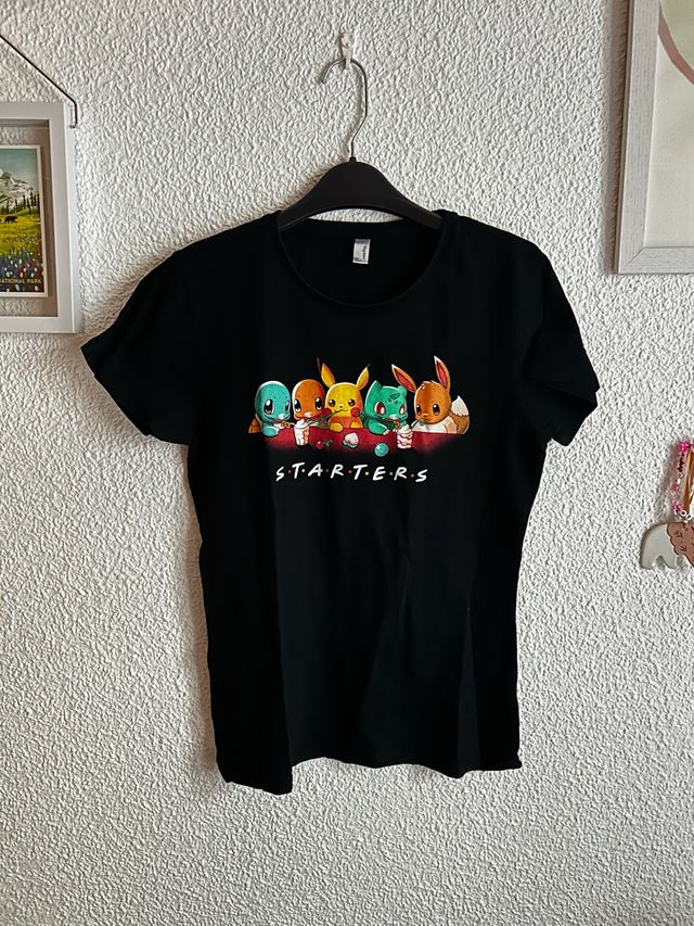 Camiseta Pokemon Starters Mujer