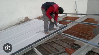 Montaje de  de panel sandwich 