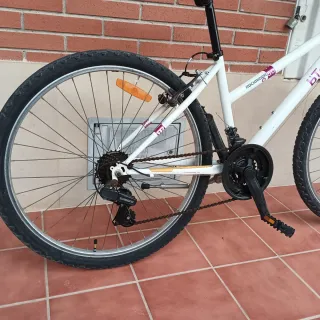 Bicicleta Mujer Btwin Blanca