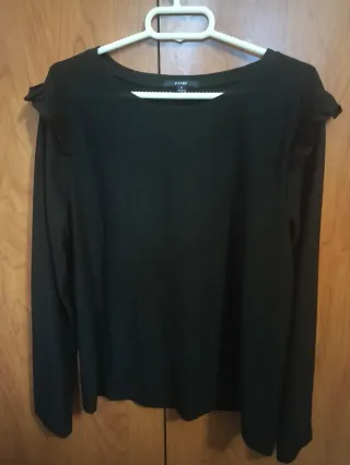 Blusa elegante negra