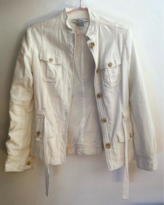Chaqueta blanca talla S