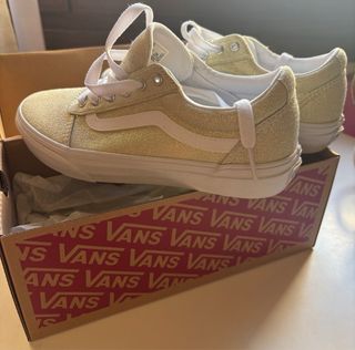 Zapatillas Vans Niña Doradas Talla 35