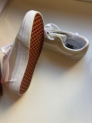 Zapatillas Vans Niña Doradas Talla 35