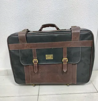 Juego Maletas Moalli Prestig Negro/Marrón