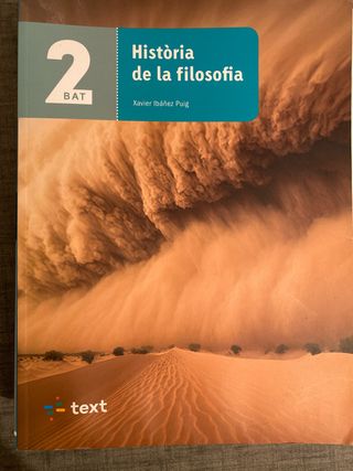 Història de la filosofia 2n Batxillerat