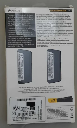 Memoria Ram vengeance lpx Corsair 16GB (2x8GB) DDR