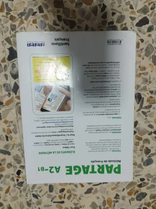 PARTAGE A2/B1 LIVRE+CAHIER
