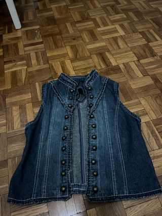 Chaleco vaquero 7-9 años