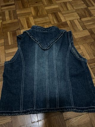 Chaleco vaquero 7-9 años
