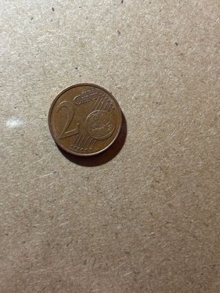 Moneda 2 céntimos Euro Italia 2002