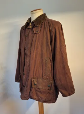 Chaqueta Barbour Beaufort Granate Forro extraible.