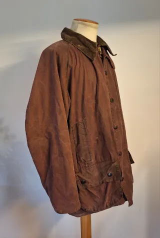 Chaqueta Barbour Beaufort Granate Forro extraible.