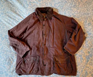 Chaqueta Barbour Beaufort Granate Forro extraible.