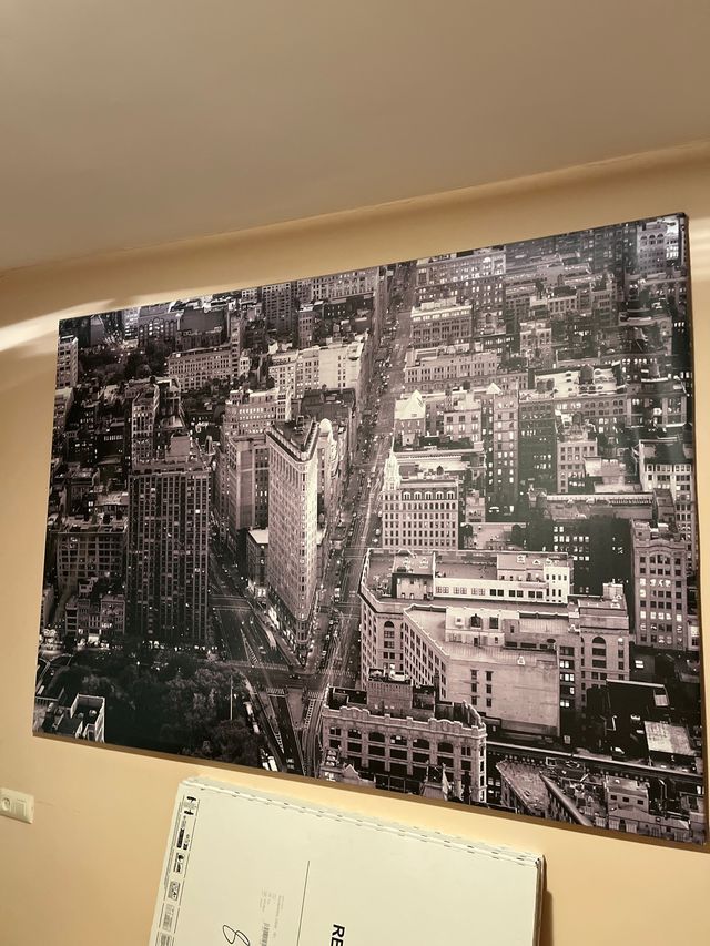 Cuadro Gran Ciudad Blanco y Negro