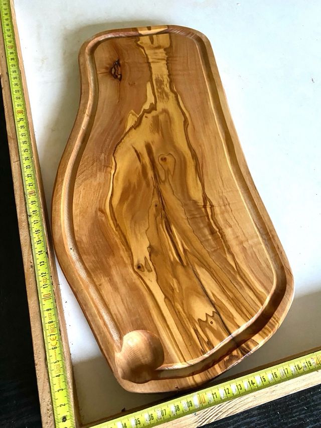 Tabla de cortar de madera de olivo